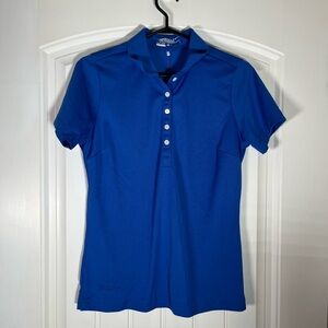 Nike Golf Dri Fit Women's Blue Polo Shirt